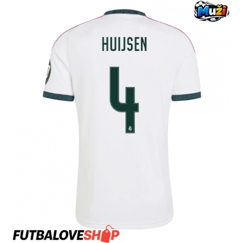 Dres Real Madrid Dean Huijsen #4 Domáci 2026-27 Krátky Rukáv